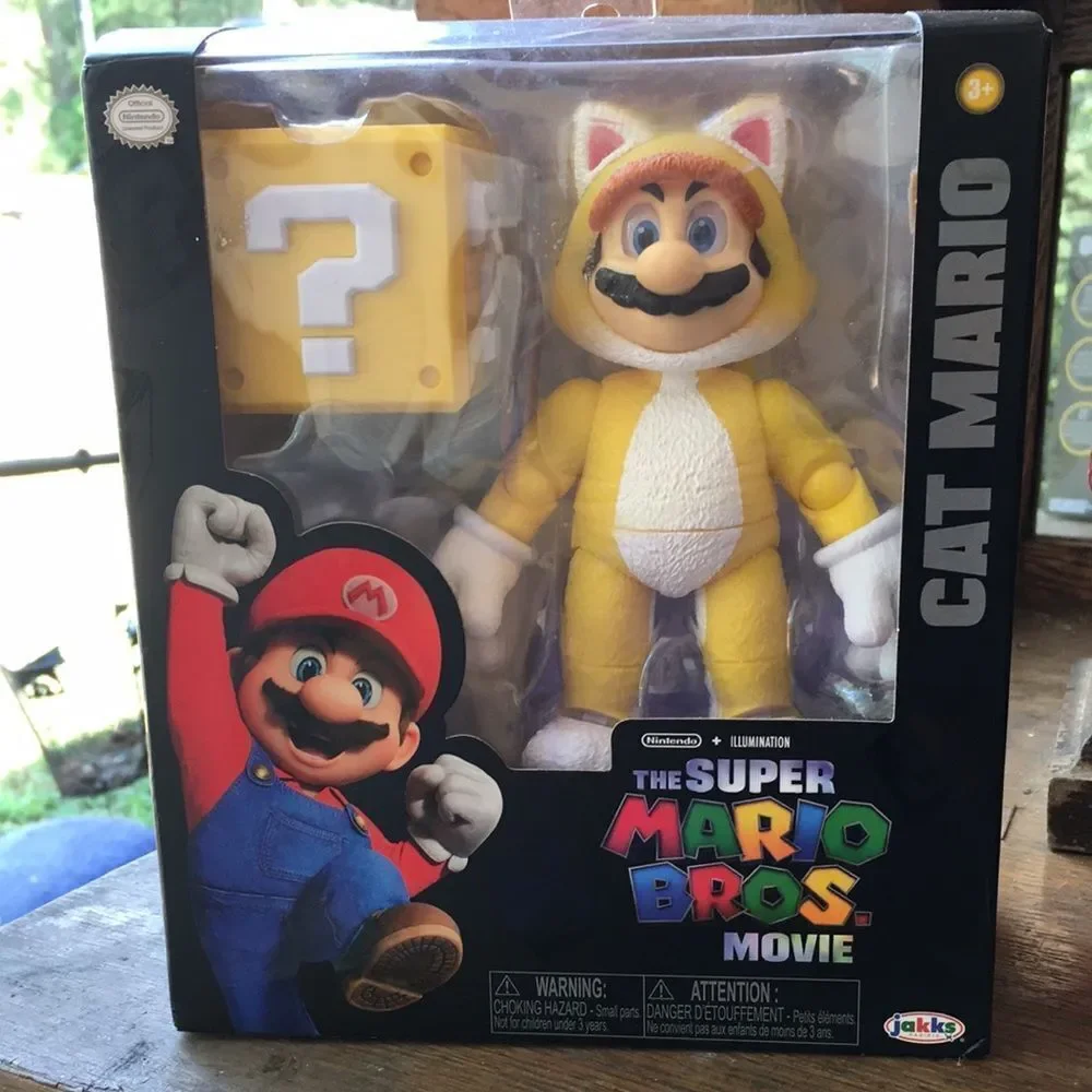 Super Mario Bros Movie Cat Mario Action Figure